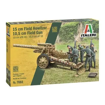 Plastikový model Model Kit military 7082 - 15 cm Field Howitzer / 10,5 cm Field Gun