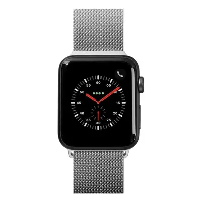 LAUT Steel Loop – pásek na Apple Watch 38/40 mm, milánský tah, Silver