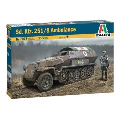 Plastikový model Model Kit military 7077 - Sd.Kfz. 251/8 Ambulance