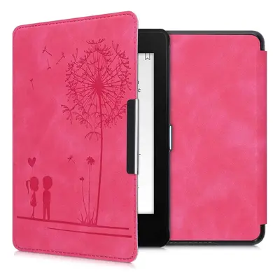 Pouzdro na čtečku knih KW Mobile - Dandelion Love Dark Pink - KW4897510 - Pouzdro pro Amazon Kin