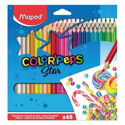 Pastelky MAPED Color Peps, 48 barev