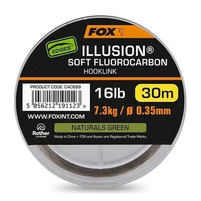 FOX Fluorocarbon Edges Illusion Soft Fluorocarbon Hooklink 30m 0,35mm 16lb 7,3kg