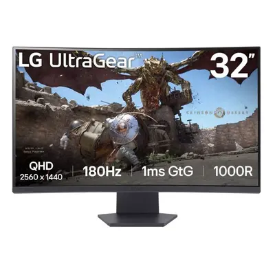 Monitor 32" LG UltraGear 32GS60QC-B