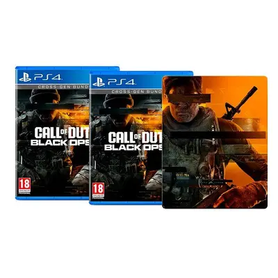 Hra na konzoli Call of Duty: Black Ops 6 - Double Steel Pack - 2x PS4 + Steelbook