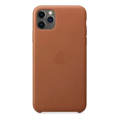 Kryt na mobil Apple iPhone 11 Pro Max Kožený kryt sedlově hnědý