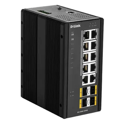 D-Link DIS-300G-14PSW Industrial Gigabit Managed PoE Switch with SFP slots