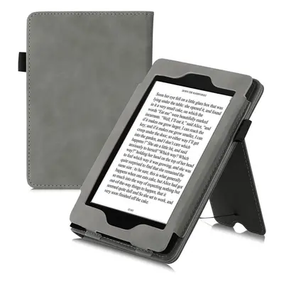 Pouzdro na čtečku knih KW Mobile - Nubuck Moon Grey - KW5762022 - Pouzdro pro Amazon Kindle Pape