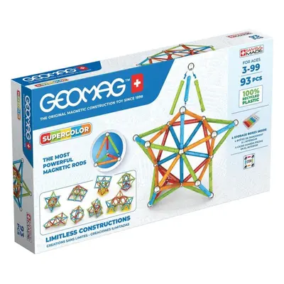 Stavebnice Geomag Supercolor recycled 93 ks