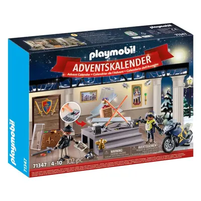 Adventní kalendář Playmobil 71347 Adventní kalendář Policie: Krádež v muzeu