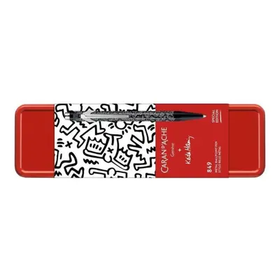 Kuličkové pero Caran D'ache Keith Haring 849, černé, M