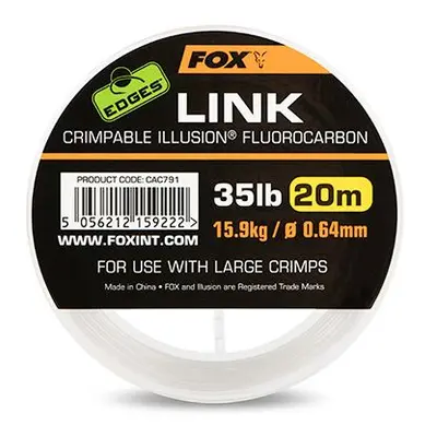 FOX Fluorocarbon Edges Link Illusion Fluorocarbon 20m 0,53mm 25lb