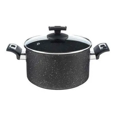 Hrnec KOLIMAX BLACK GRANITEC s poklicí, průměr 22cm, objem 4.5l