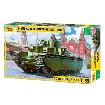 Plastikový model Model Kit tank 3667 - T-35 Heavy Soviet Tank