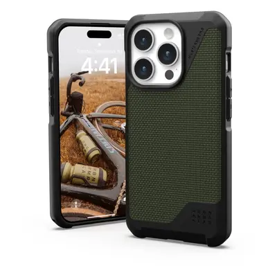 Kryt na mobil UAG Metropolis LT MagSafe kevlar Olive iPhone 15 Pro