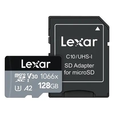 Lexar paměťová karta 128GB High-Performance 1066x microSDXC™ UHS-I, (čtení/zápis:160/120MB/s) C1