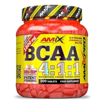 Aminokyseliny Amix Nutrition BCAA 4:1:1, 300 kapslí