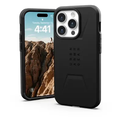 Kryt na mobil UAG Civilian MagSafe Black iPhone 15 Pro