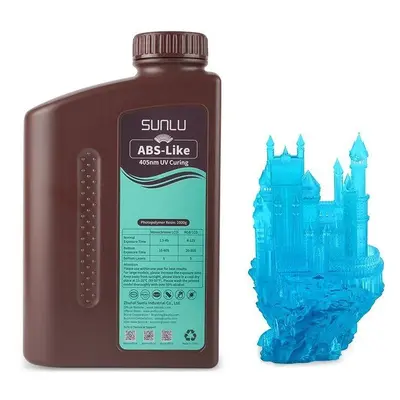 UV resin Sunlu ABS Like Resin Clear Blue