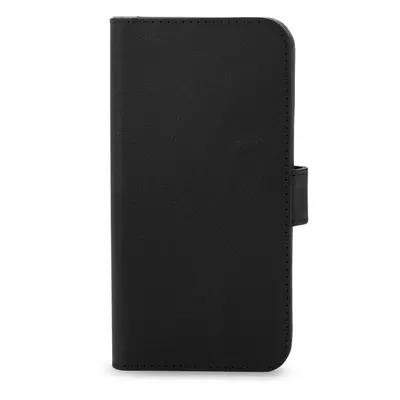 Pouzdro na mobil Decoded Leather Detachable Wallet Black iPhone SE/8/7