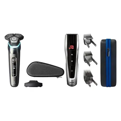 Set Philips Series 9000 Wet & Dry S9974/35 + Philips Series 9000 HC9420/15