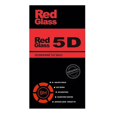 Ochranné sklo RedGlass Tvrzené sklo Xiaomi Redmi 13C 5D černé 118170