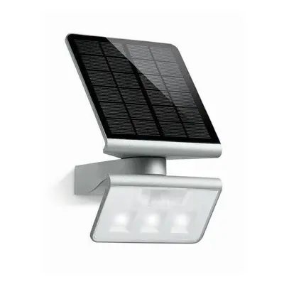 Nástěnná lampa STEINeL 671013 - Solární LED-reflektor XSolar L-S 1,2W/LED Stříbrná IP44