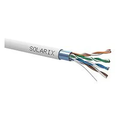 Instalační kabel Solarix CAT5E FTP PVC Eca 500m/cívka SXKD-5E-FTP-PVC