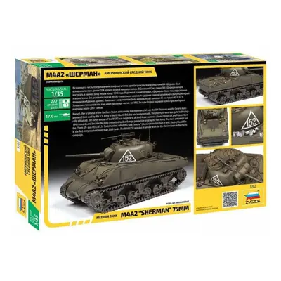 Plastikový model Model Kit tank 3702 - M4 A2 Sherman