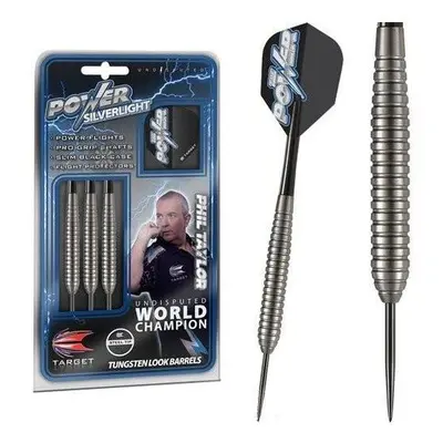 Šipky TARGET steel POWER SILVERLIGHT 24g - Phil Taylor, BRASS