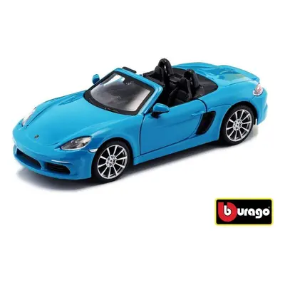 Kovový model Bburago Porsche 718 Boxster Blue