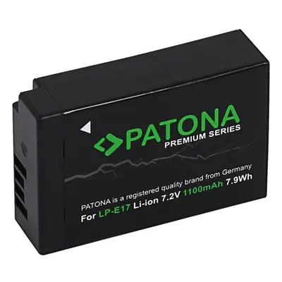 Baterie pro fotoaparát PATONA pro Canon LP-E17 1100mAh Li-Ion Premium