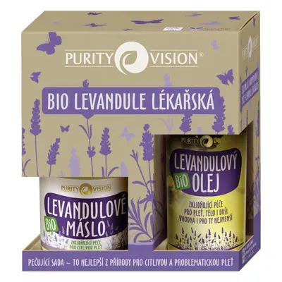 Dárková kosmetická sada PURITY VISION Pečující sada s levandulí lékařskou