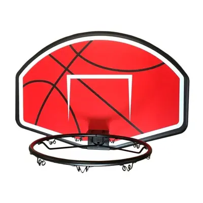 Basketbalový koš Sedco koš + síťka 80*58cm červená