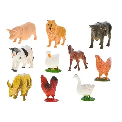 Set figurek a příslušenství Zvířátka farma 9-10 cm