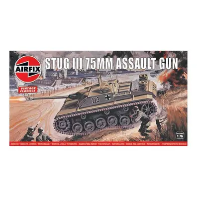 Plastikový model Classic Kit VINTAGE military A01306V - Stug III 75mm Assault Gun