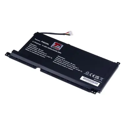 Baterie do notebooku T6 Power pro notebook Hewlett Packard L48430-2B2, Li-Poly, 11,55 V, 4545 mA