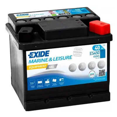 Trakční baterie EXIDE EQUIPMENT GEL ES450, baterie 12V, 40Ah