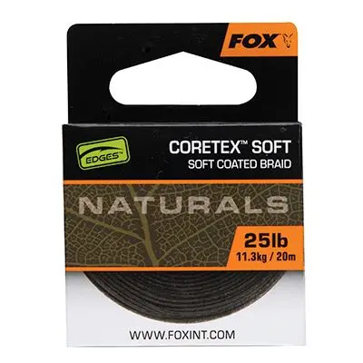 FOX Šňůrka Naturals Coretex Soft 20m 25lb 11,3kg