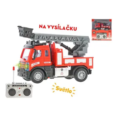 RC auto R/C auto hasičské se žebříkem 13cm 1:64 se světlem