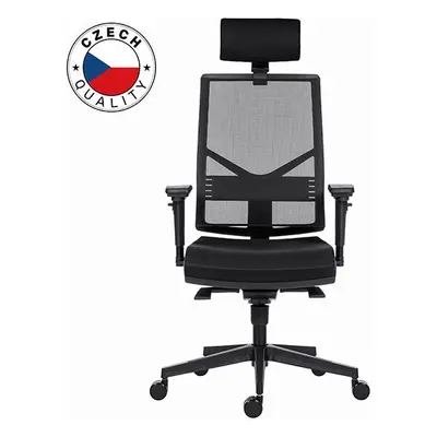 Powerton Kancelářské ergonomické křeslo Marie, Černé