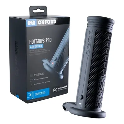 Gripy na motorku Oxford gripy vyhřívané Hotgrips Pro Adventure, s integrovaným ovládáním v rámci