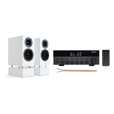 AQ Audio set WRS MM2 white passive + Fonestar AS-1515 + reprokabel AQ 615 2x1,5 mm2