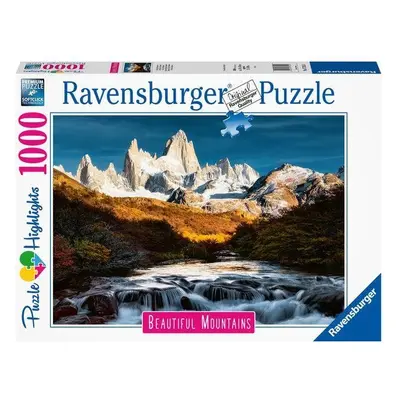 Puzzle Ravensburger Puzzle 173150 Dechberoucí Hory: Mount Fitz Roy, Patagonie 1000 Dílků