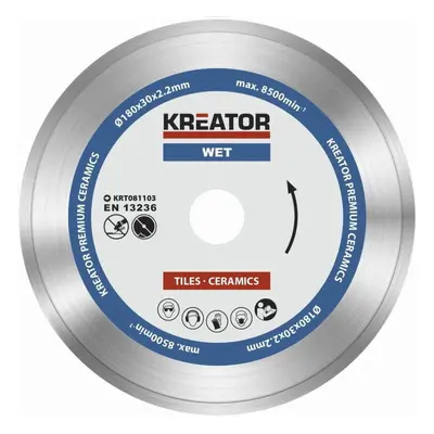 Diamantový kotouč Kreator KRT081103, 180mm