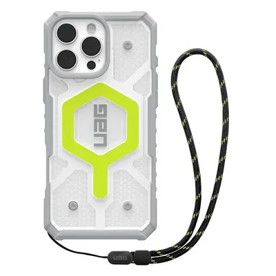 Kryt na mobil UAG Pathfinder Clear Magsafe Active Neon Lanyard iPhone 16 Pro Max