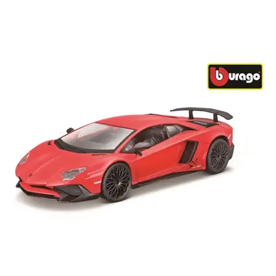 Kovový model Bburago 1:24 Lamborghini Aventador LP 750-4 SV Red