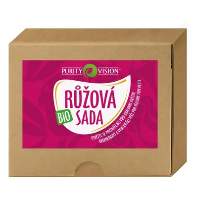 Dárková kosmetická sada PURITY VISION Bio Růžová sada