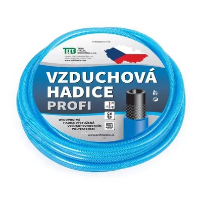 Vzduchová hadice Tubi vzduchová hadice modrá průhledná 6x12 mm