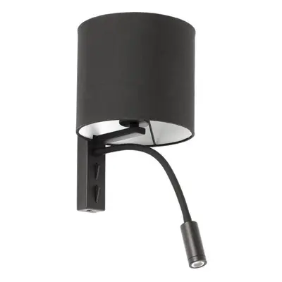 Nástěnná lampa Faro 64323 - LED Nástěnné svítidlo TIRA 1xE27/15W + LED/3W/230V