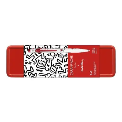 Kuličkové pero Caran D'ache NM0849.123 "849 Keith Haring", bílá, M